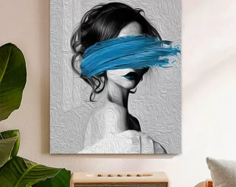 diy数字油画油彩画填色手工定制画画涂色手...