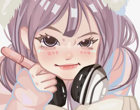 头像Q版手绘头像鸭风头像定制设计卡通人物照...