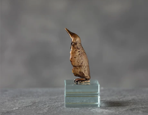 巷子戏法 北欧水晶企鹅摆件客厅创意装饰摆设...