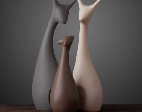 北欧现代客厅摆件电视柜酒柜家居装饰品摆件结...