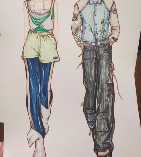 服装效果图手绘 感兴趣的话点“我想要”和我...