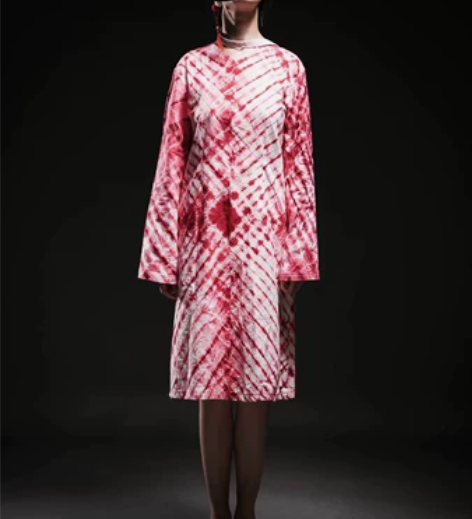 【服装设计】传统工艺手工扎染设计作业 只有...