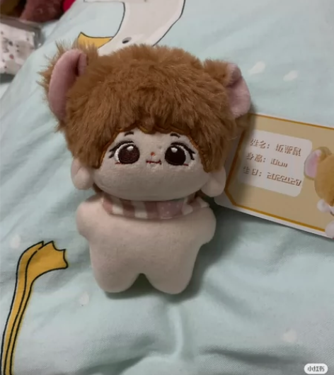 40出板栗鼠10cm 海星体 在棉花娃娃展...