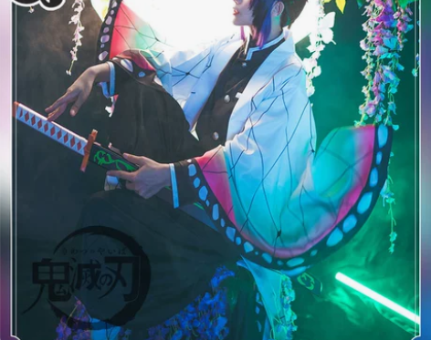 现货【三町目】鬼灭之刃cos服蝴蝶忍cos...