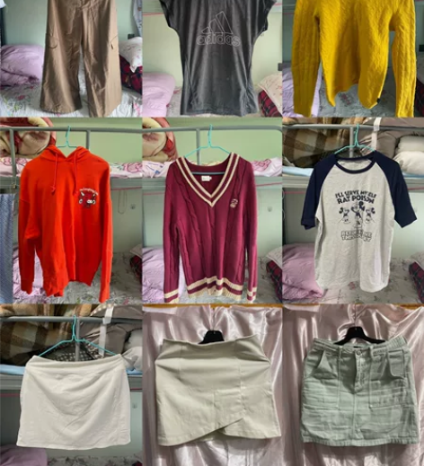 急出 点飞飞袖系带连体裤阔腿裤短裤女欧美风...