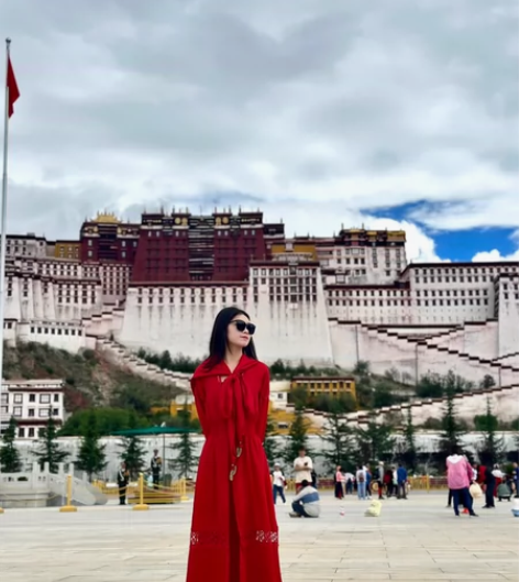 【狂欢价】红色连衣裙异域风情民族风沙滩裙沙...