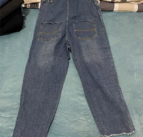 背带裤，均码，春夏款，九分，宽松，遮肚子 ...