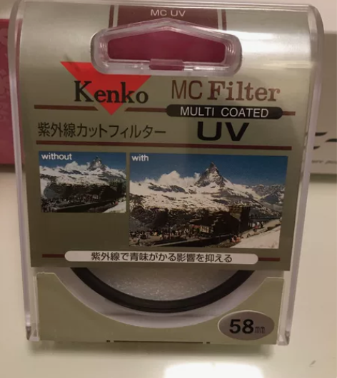 kenko UV镜，SL-39，日本制多涂...