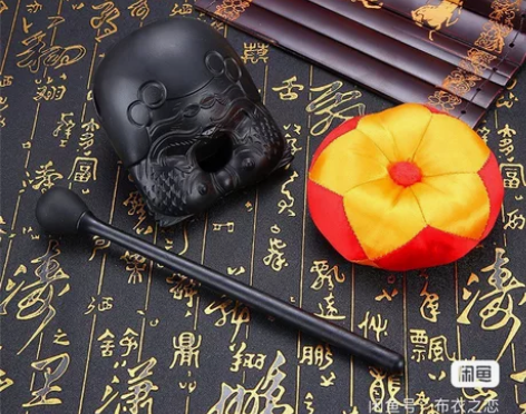 木鱼 家用礼佛木雕摆件老料香樟木法器木鱼 合成木鱼 只卖给有...
