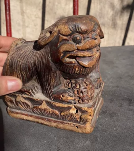 木雕小狮子 感兴趣的话点“我想要”和我私聊...