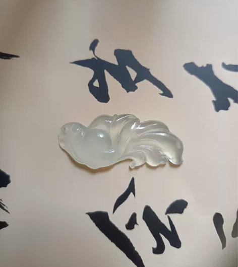 岫玉小凤凰吊坠冰透全新无暇 可以选绳子颜色...