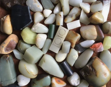 上海玉雕工作室和田玉边角料毛料 加工定制独...