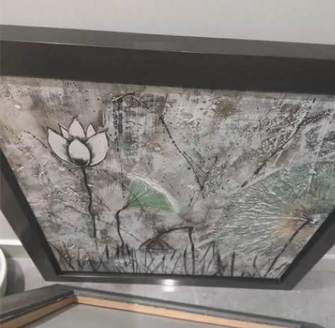 墙壁画  挂画  沙发背景墙 工艺画 真莲...