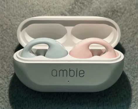 网上1300多的ambie同款骨传导蓝牙耳...