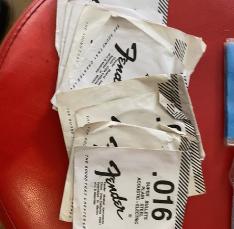 芬达吉他弦 016，应该是2弦，老货。10...