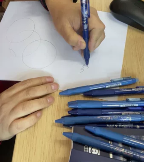 Deli/得力问苍穹黑色可擦中性笔5支装 ...