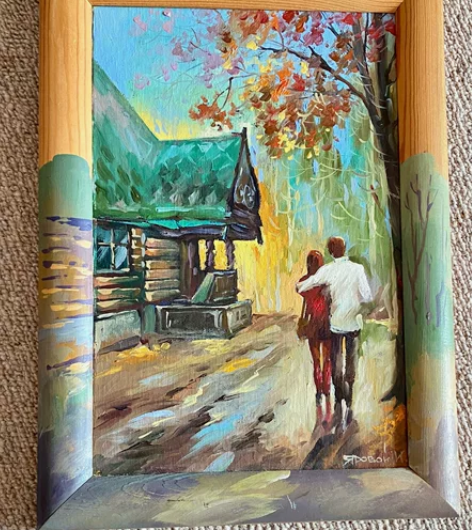 俄罗斯图拉（托尔斯泰故乡）青年画家创作的作...