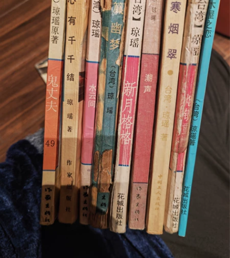 琼瑶小说，老版的，里面书页有点旧，保存上还...