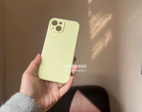 小众ins糯叽叽博主同款奶黄液态硅胶适用苹...
