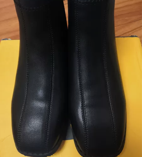 童年主题童鞋37码，加绒黑色短靴，全新有手...