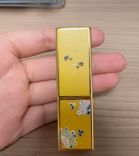 润百颜 枫叶红 口红 与故宫联名，朋友送的...