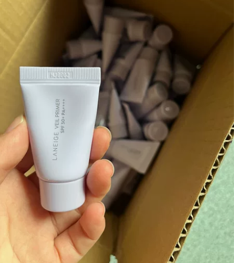 中样3支！3支！全新兰芝羽光隔离紫色10m...