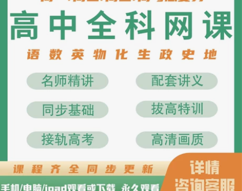 2024新高考高中网课语文数学英语物理化学...