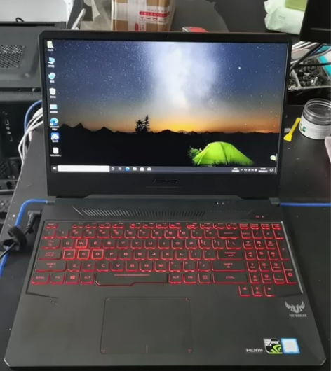 出售一台华硕飞行堡垒游戏笔记本 橙色9新 ...