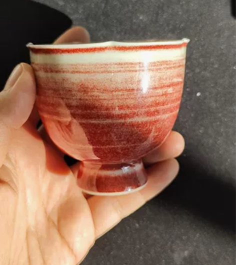 全新！景德镇陶瓷 茶杯，杯子，水杯，花口杯...