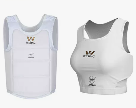 九日山空手道护胸 WKF认证成人儿童男女护...