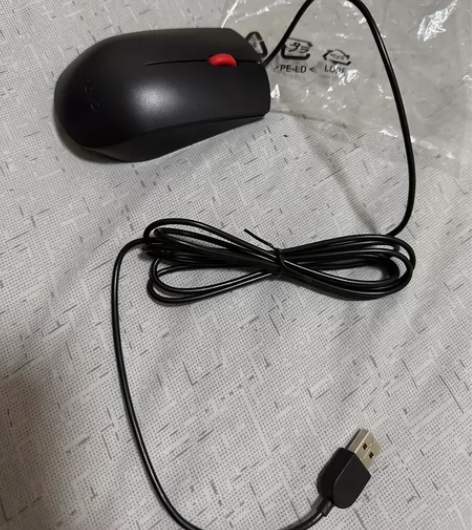 Lenovo联想商用鼠标台式机笔记本USB...
