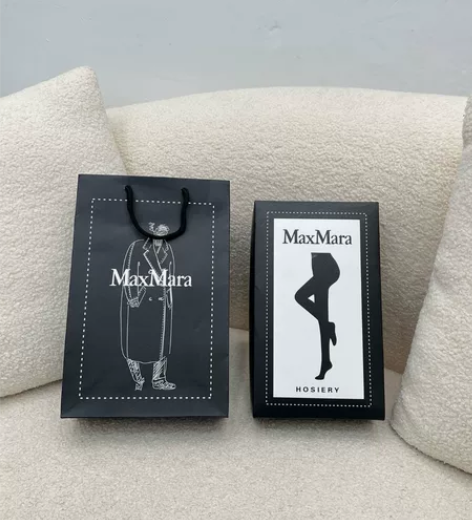 Maxmara秋冬竖条纹打底裤加厚连袜20...