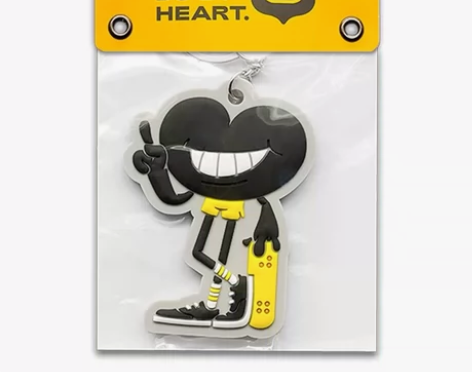 正品全新DBH板仔滑板公仔硅胶钥匙扣 假一...