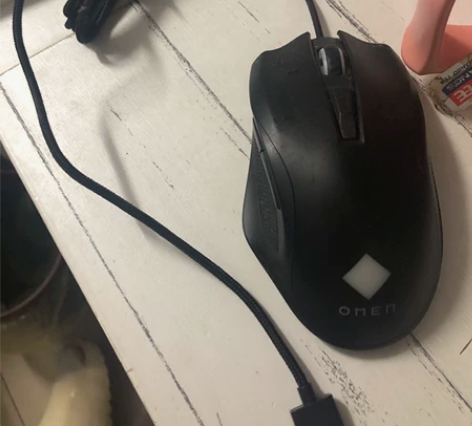 惠普暗影精灵7原装鼠标游戏rbg酷炫灯效有...