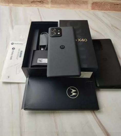 成色新摩托罗拉X40墨晶黑12+512G原...