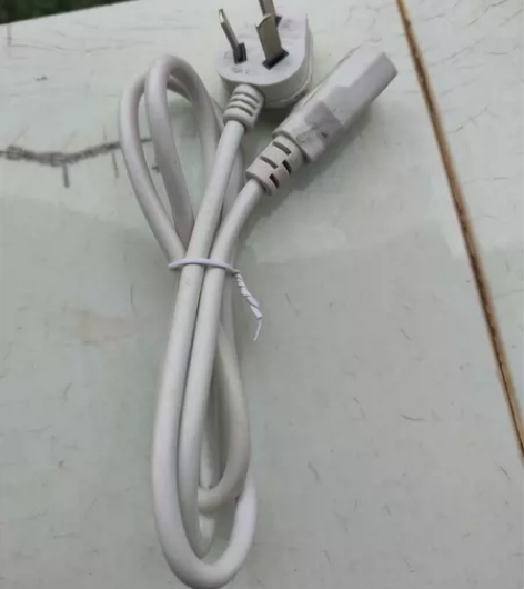 纯白色电饭煲电源线电脑电源线品字电源线 长...