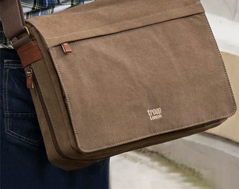 Troop休闲男包单肩包男简约青年新款男士...