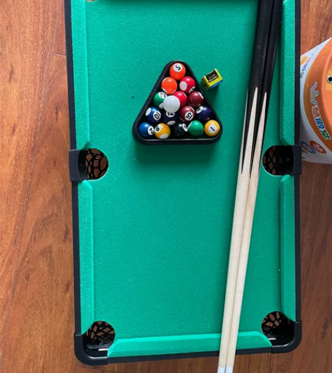 儿童台球玩具，台球桌61厘米长，35厘米宽...