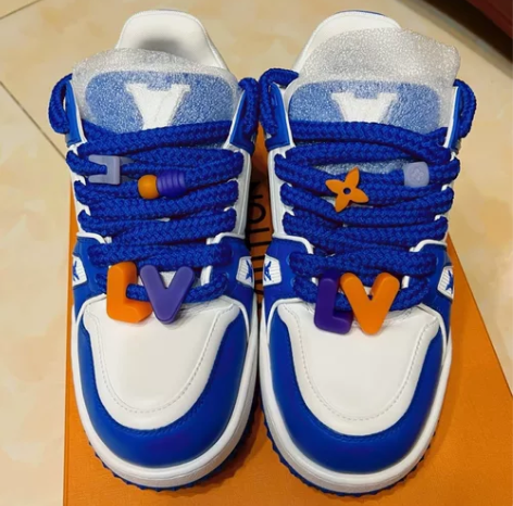 正品 lv trainer 小胖丁 低帮系...