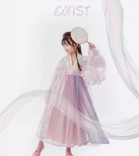 妃亦坊原创汉服女【雪见】齐腰襦裙三件套对襟...