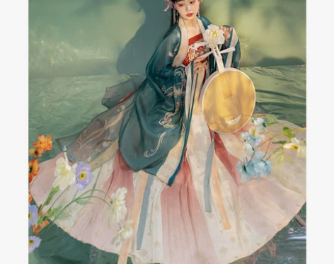 恋霜凤钗令汉服女正品原创中国风古装唐制齐胸...