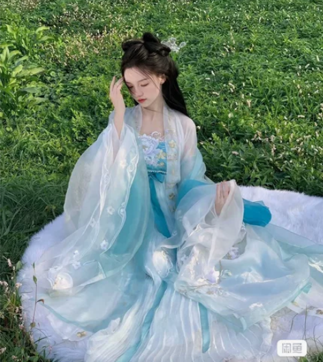 大刀 [火]收汉服  s/m码 [蓝圆]图...