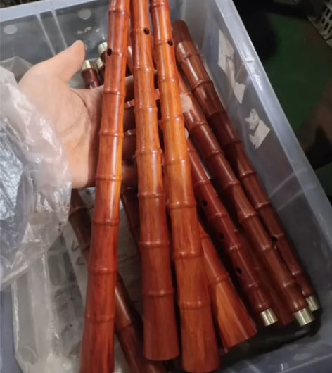 广西地方精品红木宝塔唢呐杆子 感兴趣点击“...