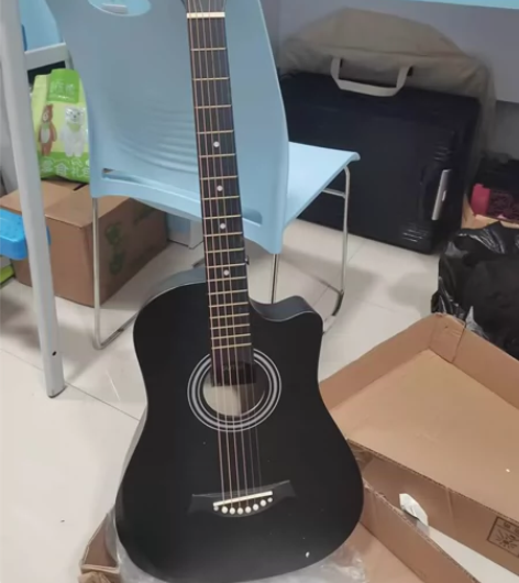 吉他-基本全新/只用过一次 不在学校 只能...