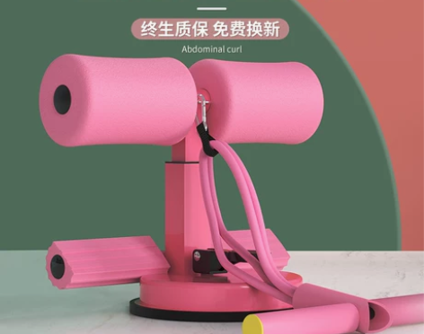 仰卧起坐辅助器健身器材家用小学生吸盘式卷腹...