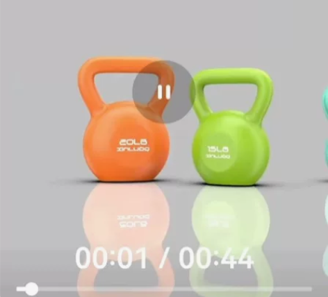 朗威  壶铃女士健身家用男士哑铃练臀翘臀神...