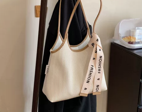 日系小清新褶皱女包2023新款韩版时尚百搭...