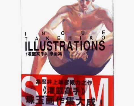 灌篮高手原画集第一册，中国国际图书店购入，...