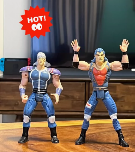 北斗神拳童年老玩具 ToyBiz出品 散装...