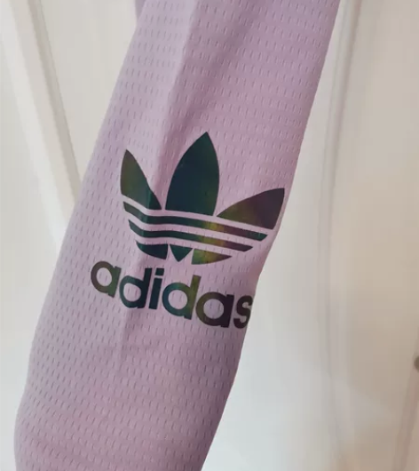 阿迪达斯 速干裤 女款 淡紫色，运动紧身 ...